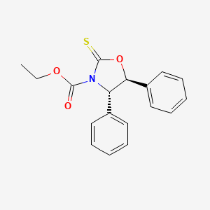 ethyl (4S,5S)-4,5-diphenyl-2-sulfanylidene-1,3-oxazolidine-3-carboxylate