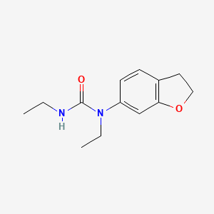 molecular formula C13H18N2O2 B15463139 N-(2,3-Dihydro-1-benzofuran-6-yl)-N,N'-diethylurea CAS No. 61070-44-8