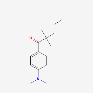 1-[4-(Dimethylamino)phenyl]-2,2-dimethylhexan-1-one