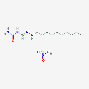 [(E)-(decylhydrazinylidene)methyl]urea;nitric acid