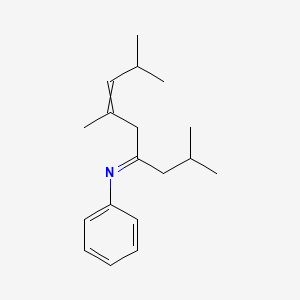 (4E)-2,6,8-Trimethyl-N-phenylnon-6-en-4-imine