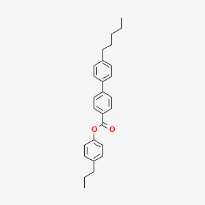 molecular formula C27H30O2 B15463231 4-Propylphenyl 4'-pentyl[1,1'-biphenyl]-4-carboxylate CAS No. 59748-21-9