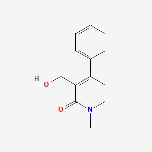 3-(Hydroxymethyl)-1-methyl-4-phenyl-5,6-dihydropyridin-2(1H)-one