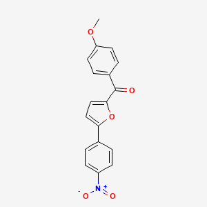 Methanone, (4-methoxyphenyl)[5-(4-nitrophenyl)-2-furanyl]-