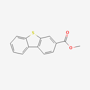 molecular formula C14H10O2S B15463263 Methyl dibenzo[b,d]thiophene-3-carboxylate CAS No. 60718-96-9