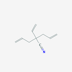 2-Ethenyl-2-(prop-2-en-1-yl)pent-4-enenitrile