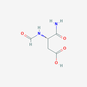 molecular formula C5H8N2O4 B15463297 N~2~-Formyl-L-alpha-asparagine CAS No. 59867-83-3