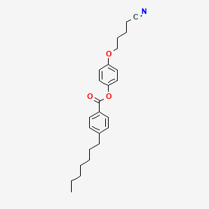 4-(4-Cyanobutoxy)phenyl 4-heptylbenzoate