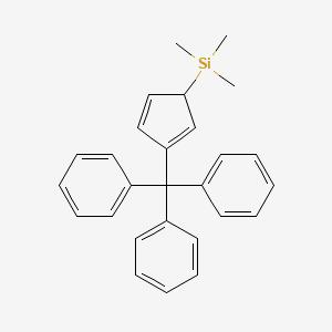 Trimethyl[3-(triphenylmethyl)cyclopenta-2,4-dien-1-yl]silane