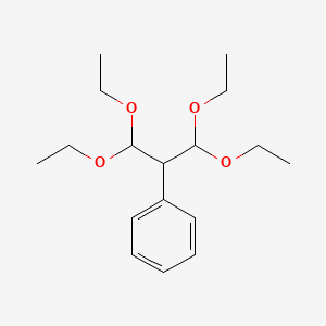 molecular formula C17H28O4 B15463373 (1,1,3,3-Tetraethoxypropan-2-yl)benzene CAS No. 60483-58-1