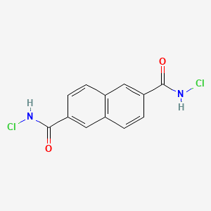 molecular formula C12H8Cl2N2O2 B15463378 2,6-Naphthalenedicarboxamide, N,N'-dichloro- CAS No. 60106-83-4