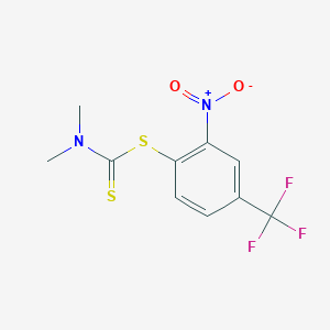 2-Nitro-4-(trifluoromethyl)phenyl dimethylcarbamodithioate