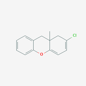 molecular formula C14H13ClO B15463394 2-Chloro-9A-methyl-9,9A-dihydro-1H-xanthene CAS No. 61075-18-1