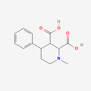 1-Methyl-4-phenylpiperidine-2,3-dicarboxylic acid