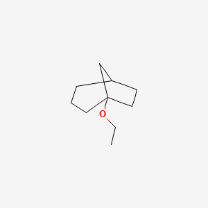 molecular formula C10H18O B15463432 1-Ethoxybicyclo[3.2.1]octane CAS No. 61192-24-3