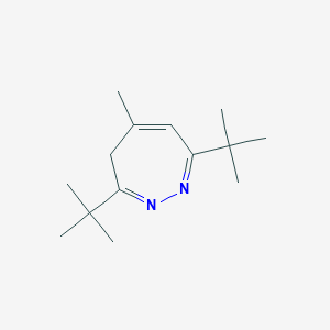 4H-1,2-Diazepine, 3,7-bis(1,1-dimethylethyl)-5-methyl-