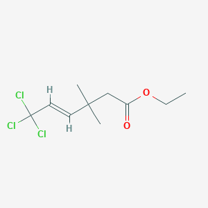 ethyl (E)-6,6,6-trichloro-3,3-dimethylhex-4-enoate