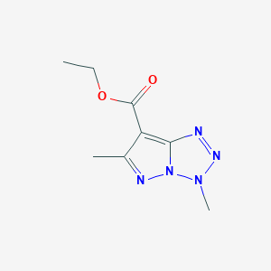 Ethyl 3,6-dimethyl-3H-pyrazolo[1,5-d]tetrazole-7-carboxylate