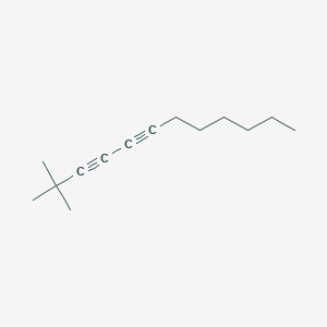 molecular formula C14H22 B15463528 2,2-Dimethyldodeca-3,5-diyne CAS No. 58672-83-6