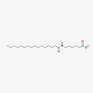 molecular formula C22H43NO3 B15463544 6-(hexadecanoylamino)hexanoic Acid CAS No. 58725-43-2