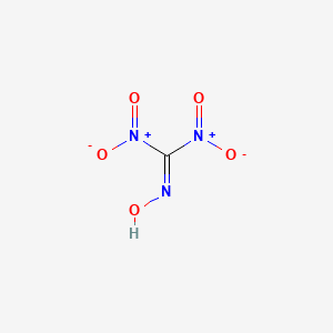 molecular formula CHN3O5 B15463551 N-(Dinitromethylidene)hydroxylamine CAS No. 61022-87-5