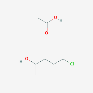 Acetic acid--5-chloropentan-2-ol (1/1)