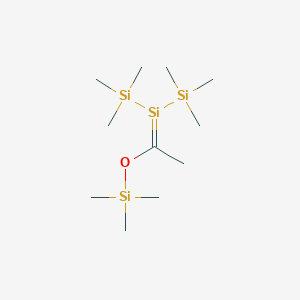 1,1,1,3,3,3-Hexamethyl-2-{1-[(trimethylsilyl)oxy]ethylidene}trisilane