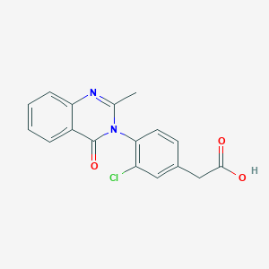 [3-Chloro-4-(2-methyl-4-oxoquinazolin-3(4H)-yl)phenyl]acetic acid