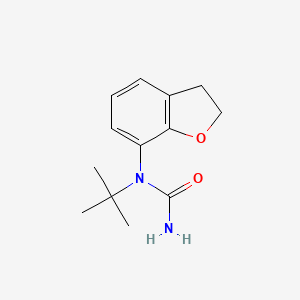 molecular formula C13H18N2O2 B15463597 N-tert-Butyl-N-(2,3-dihydro-1-benzofuran-7-yl)urea CAS No. 61070-82-4