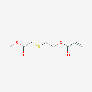 2-[(2-Methoxy-2-oxoethyl)sulfanyl]ethyl prop-2-enoate