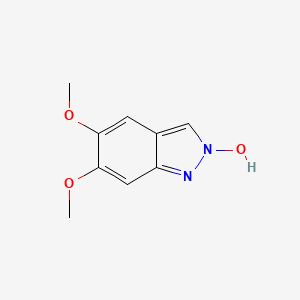 molecular formula C9H10N2O3 B15463649 5,6-Dimethoxy-2H-indazol-2-ol CAS No. 58522-62-6