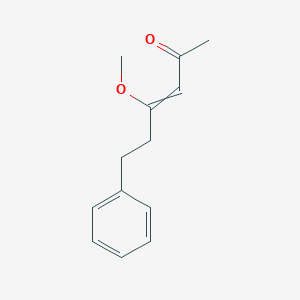 molecular formula C13H16O2 B15463669 4-Methoxy-6-phenylhex-3-en-2-one CAS No. 60909-20-8