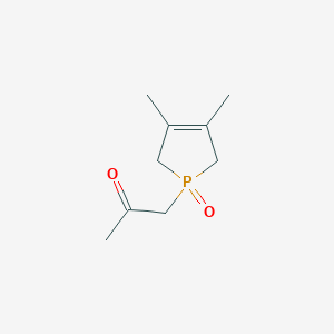 3,4-Dimethyl-1-(2-oxopropyl)-2,5-dihydro-1H-1lambda~5~-phosphol-1-one