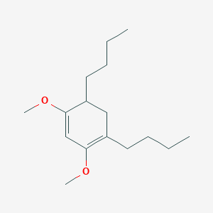 molecular formula C16H28O2 B15463691 1,5-Dibutyl-2,4-dimethoxycyclohexa-1,3-diene CAS No. 61186-54-7