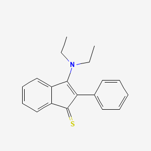 3-(Diethylamino)-2-phenyl-1H-indene-1-thione