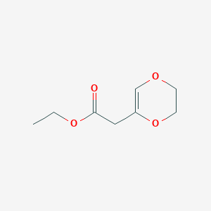 Ethyl (5,6-dihydro-1,4-dioxin-2-yl)acetate