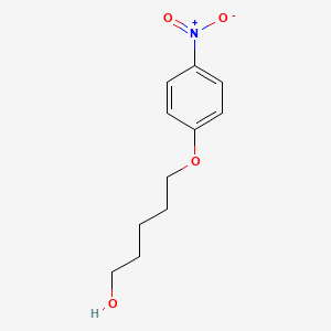 molecular formula C11H15NO4 B15463739 1-Pentanol, 5-(4-nitrophenoxy)- CAS No. 60222-81-3