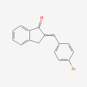 2-[(4-Bromophenyl)methylidene]-2,3-dihydro-1H-inden-1-one