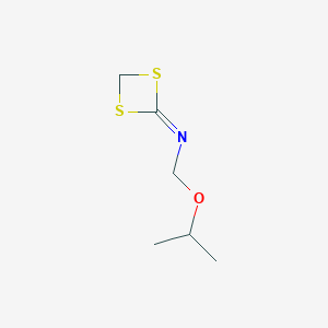 N-{[(Propan-2-yl)oxy]methyl}-1,3-dithietan-2-imine