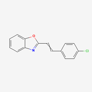 Benzoxazole, 2-[2-(4-chlorophenyl)ethenyl]-