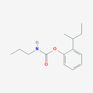 molecular formula C14H21NO2 B15463793 2-(Butan-2-yl)phenyl propylcarbamate CAS No. 60309-14-0