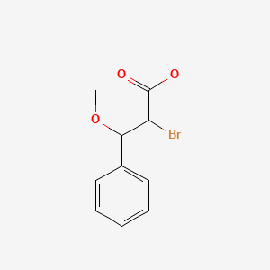 Methyl 2-bromo-3-methoxy-3-phenylpropanoate