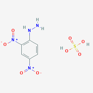 molecular formula C6H8N4O8S B15463826 Sulfuric acid--(2,4-dinitrophenyl)hydrazine (1/1) CAS No. 61155-51-9