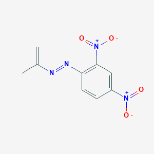 molecular formula C9H8N4O4 B15463830 (E)-1-(2,4-Dinitrophenyl)-2-(prop-1-en-2-yl)diazene CAS No. 61145-72-0