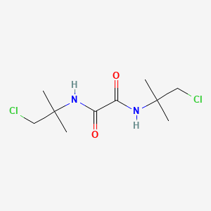 N~1~,N~2~-Bis(1-chloro-2-methylpropan-2-yl)ethanediamide