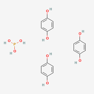 Benzene-1,4-diol;phosphorous acid