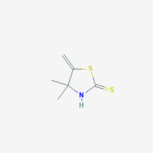 2-Thiazolidinethione, 4,4-dimethyl-5-methylene-