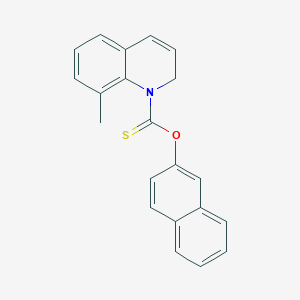 O-Naphthalen-2-yl 8-methylquinoline-1(2H)-carbothioate