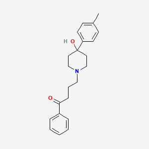 4-[4-Hydroxy-4-(4-methylphenyl)piperidin-1-yl]-1-phenylbutan-1-one