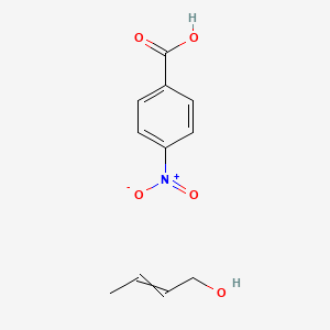 molecular formula C11H13NO5 B15463918 4-Nitrobenzoic acid--but-2-en-1-ol (1/1) CAS No. 60626-96-2